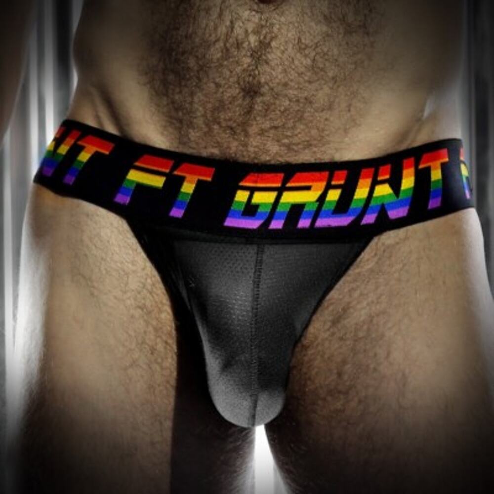 FT GRUNT-Fort Troff  Mens Jockstrap "Regulation Pride" Gear Small NWT